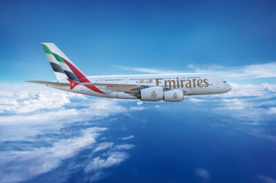 Emirates A380 new livery