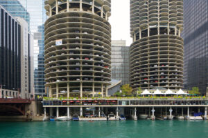 Marina City in Downtown Chicago